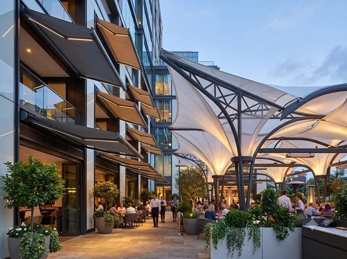 A Buyer's Guide to Sourcing Coated Fabric for Tensile Structure Projects