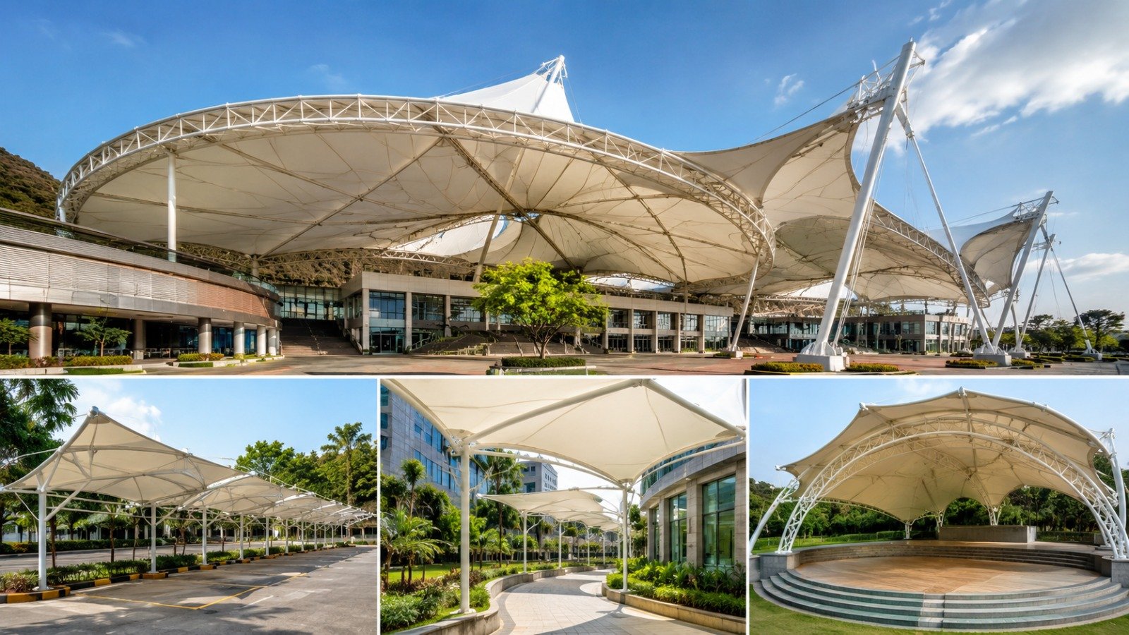 India's No. 1 Tensile Roof Manufacturer: Why Businesses Choose PVC Coated Fabric Solutions