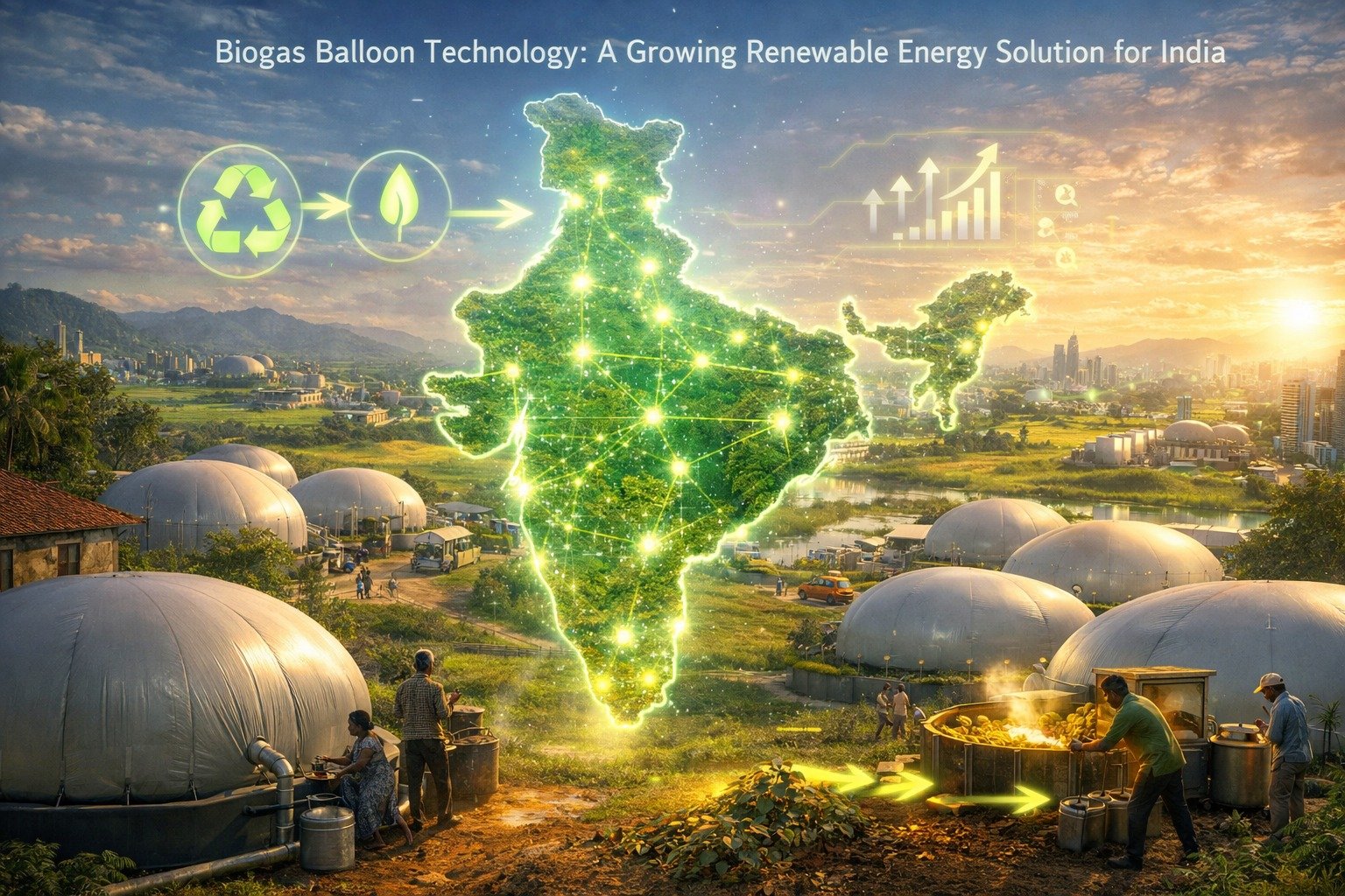  Leading Biogas Energy States in India – Maharashtra, Gujarat, Karnataka & Uttar Pradesh  