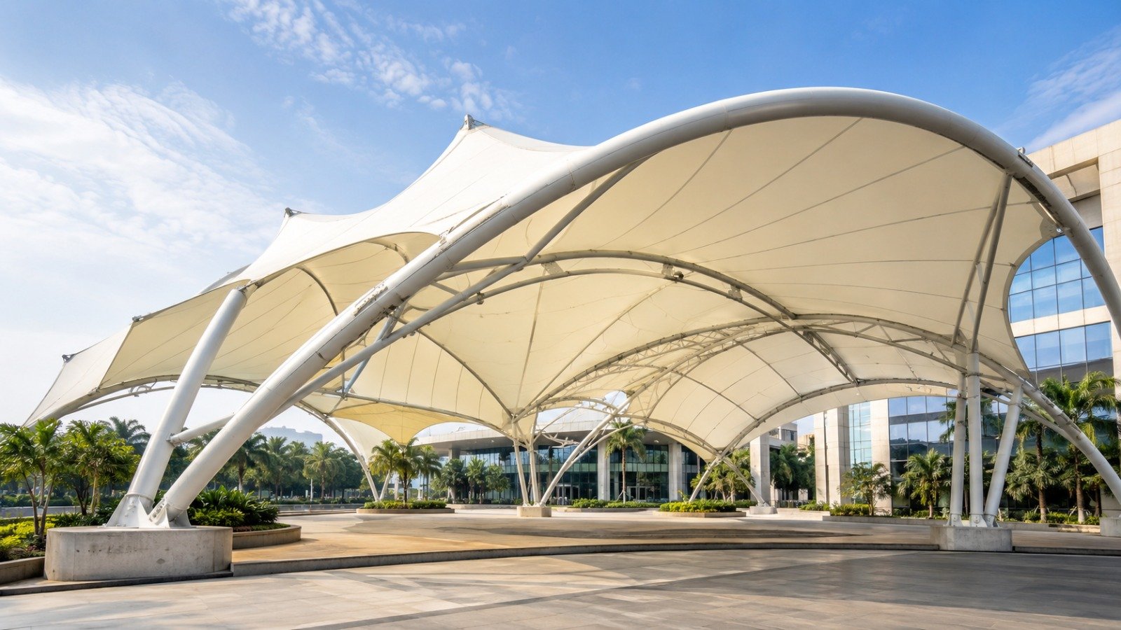 India's No. 1 Tensile Roof Manufacturer: Why Businesses Choose PVC Coated Fabric Solutions