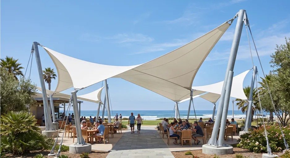 A Buyer's Guide to Sourcing Coated Fabric for Tensile Structure Projects