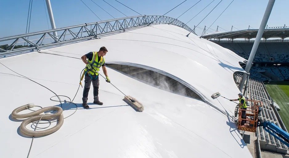 A Buyer's Guide to Sourcing Coated Fabric for Tensile Structure Projects