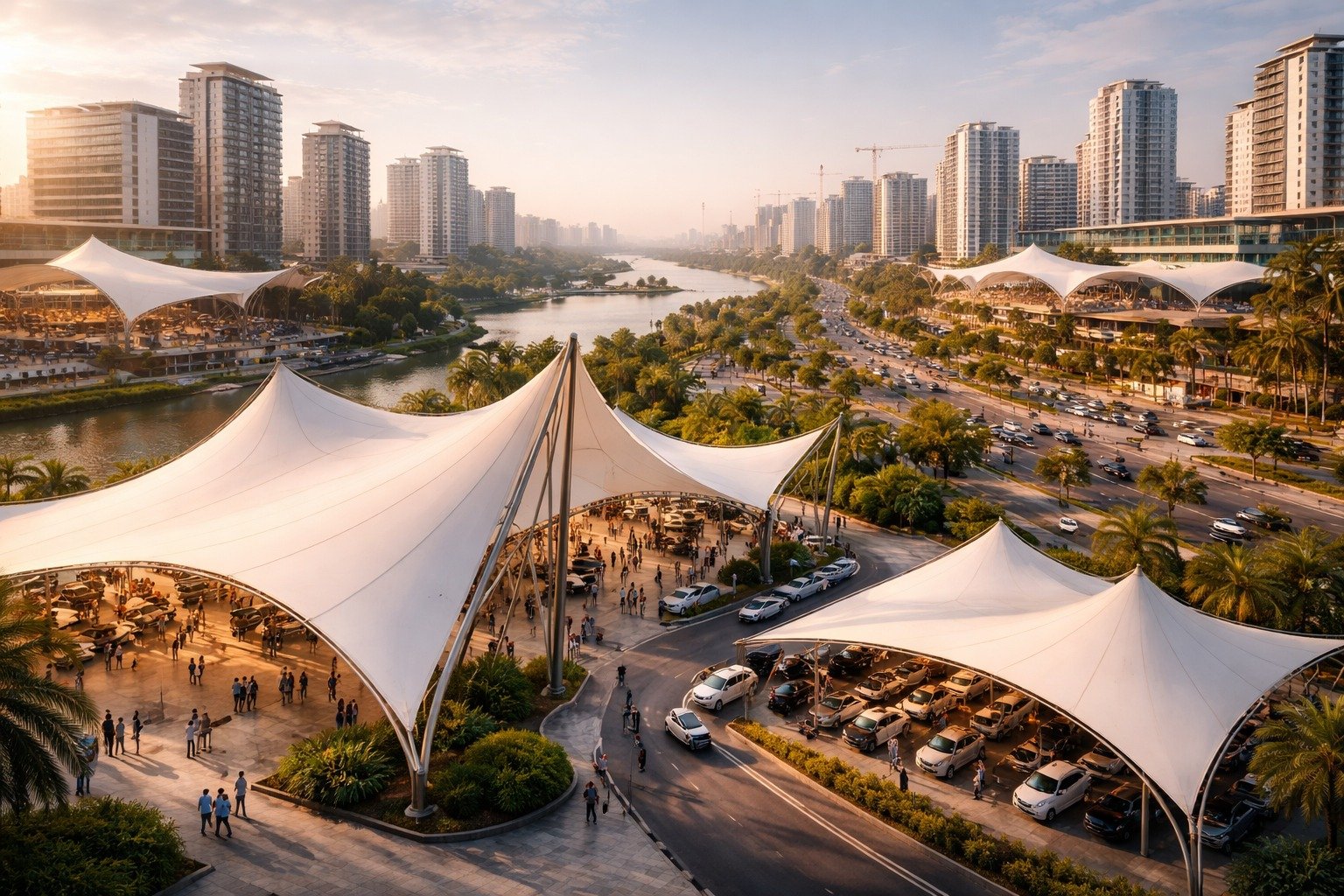  Tensile Membranes vs Traditional Roofing: A Smarter Roofing Choice for India  