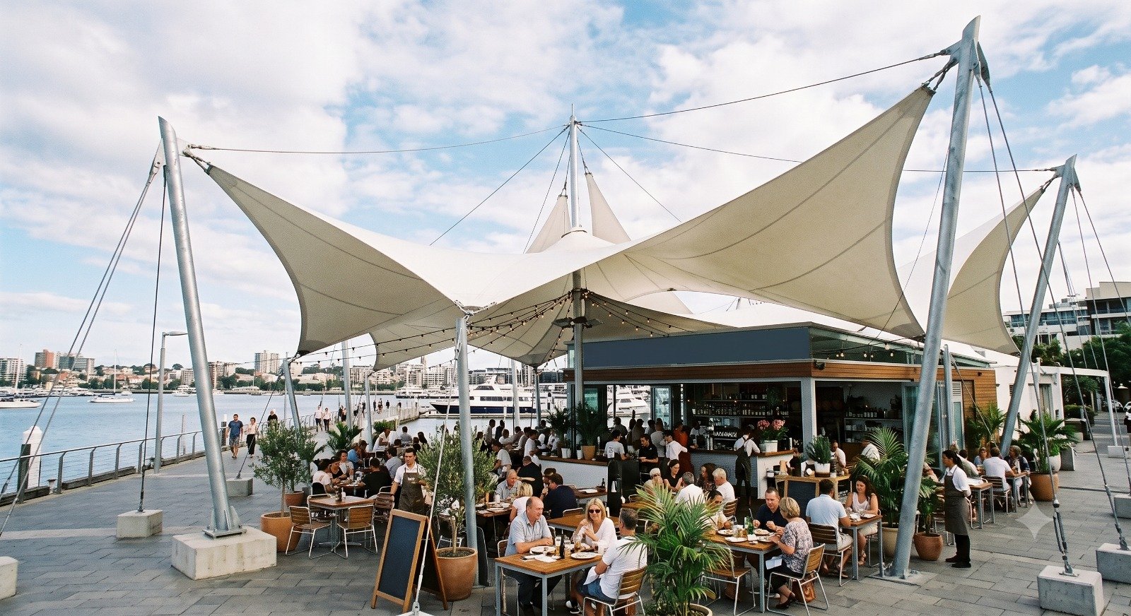 Tensile Structures for Restaurants & Cafes: Export Guide
