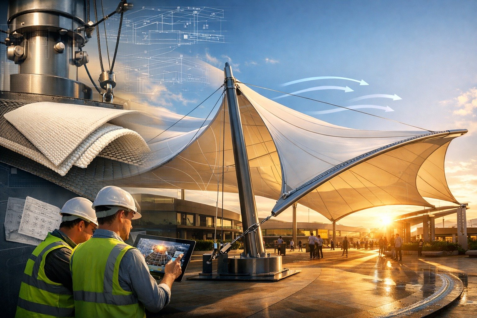  Tensile Membranes vs Traditional Roofing: A Smarter Roofing Choice for India  