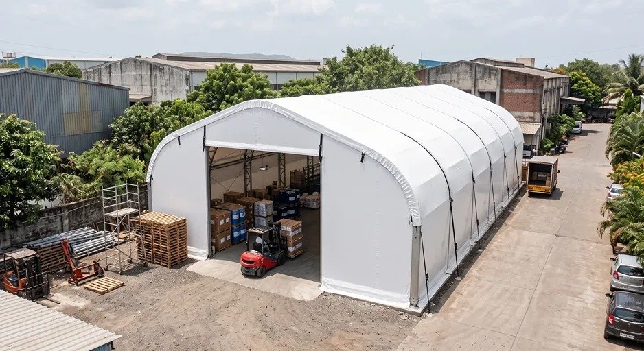 UV and Weather Resistance: What Good Hangar Tent Fabric Needs

