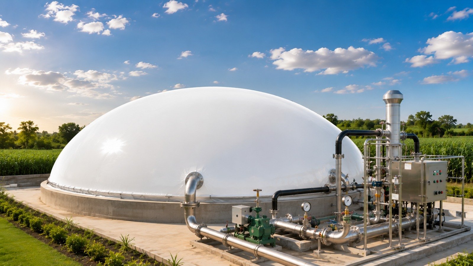 Why PVC-Coated Fabric Is the Best Material for Biogas Covers  
